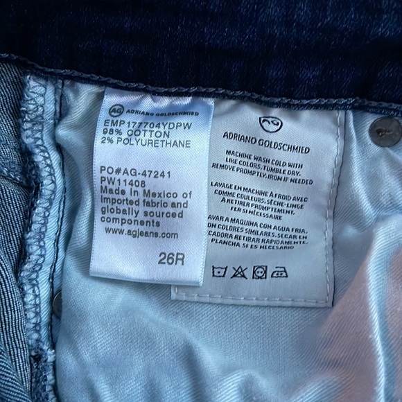 AG Adriano Goldschmied skinny ankle jeans size 26 - Picture 4 of 4